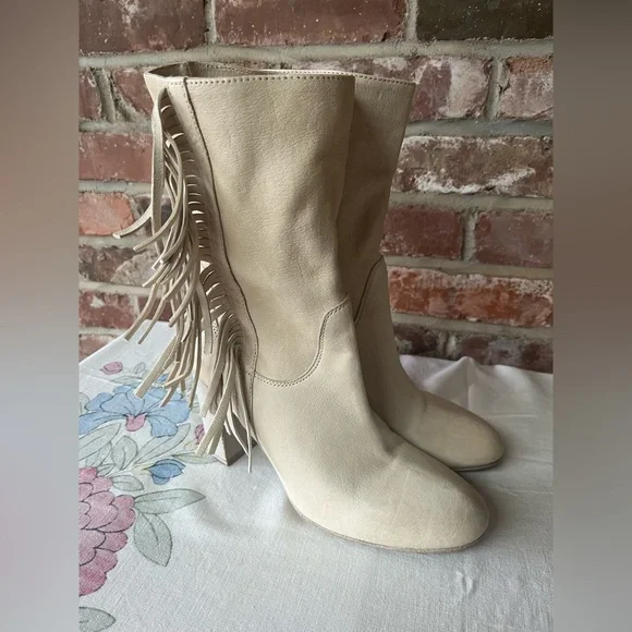 Free People Wild Rose Fringe Slouch Boots - Picture 4 of 10